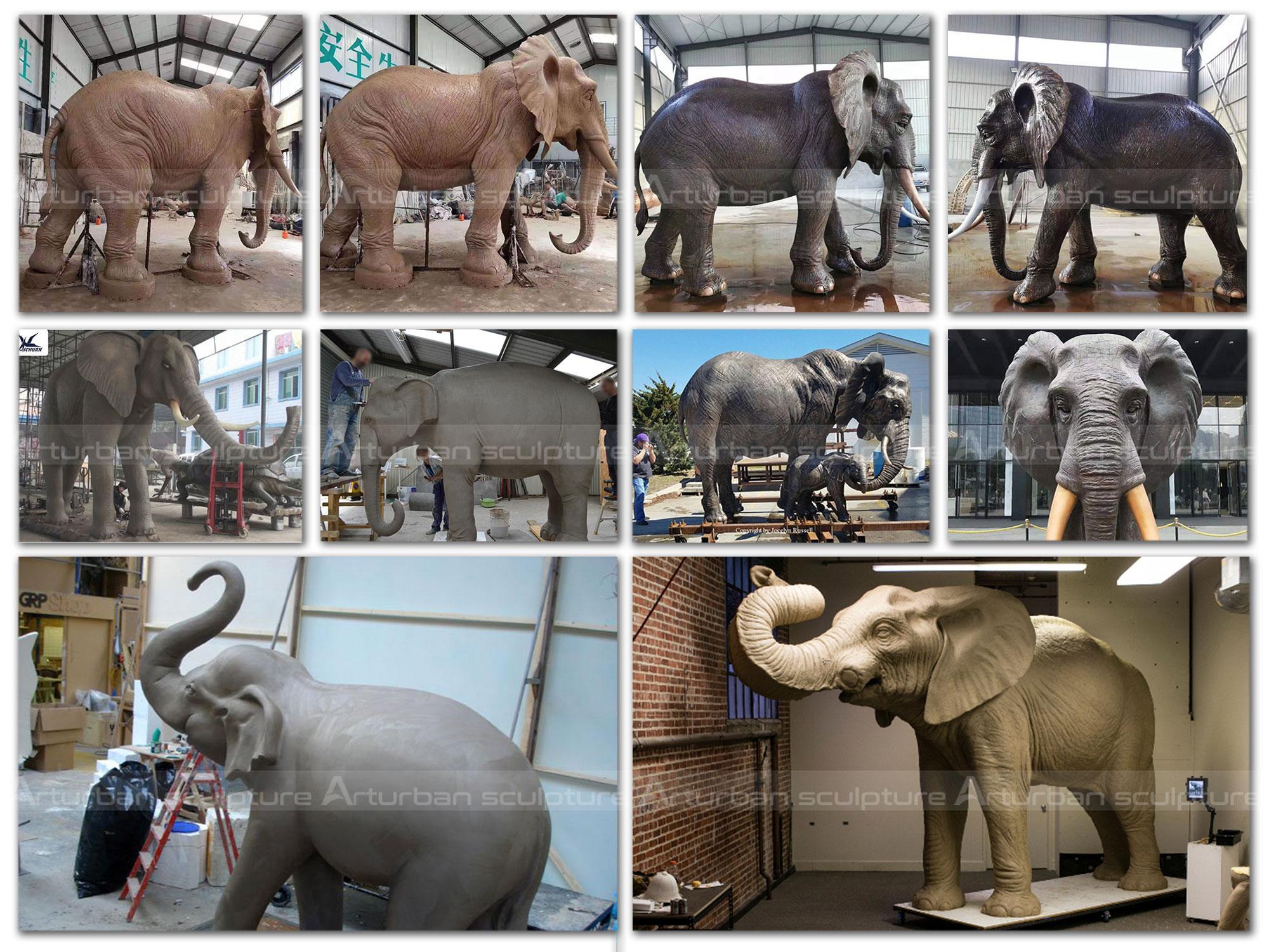 Large Elephant Statue
