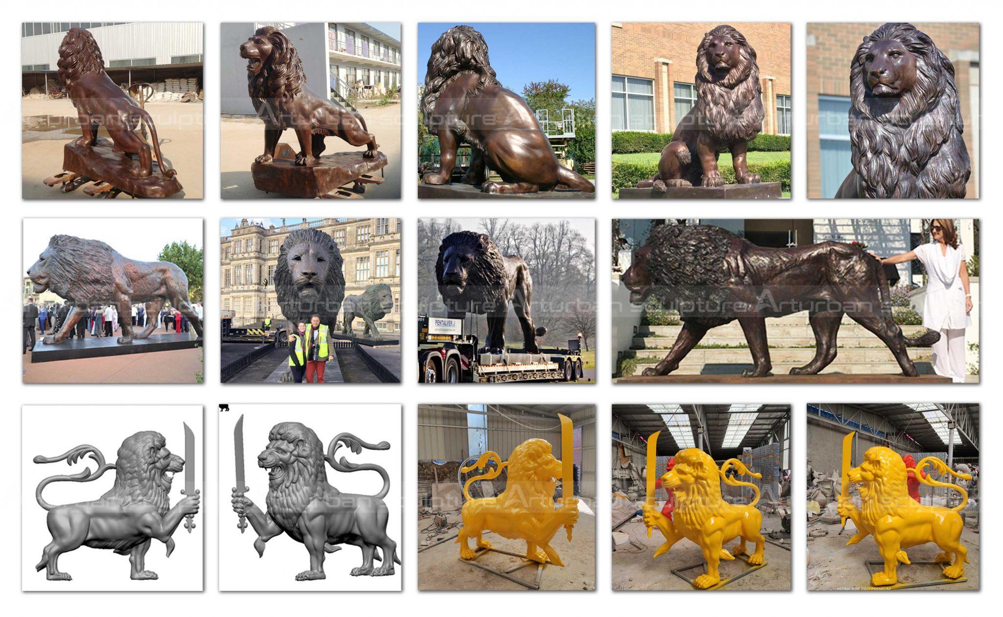 Large Lion Statue