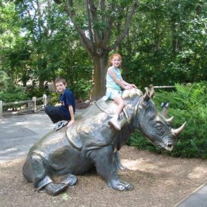 Statue de Rhinocéros de Jardin