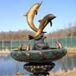 dolphin garden fountain