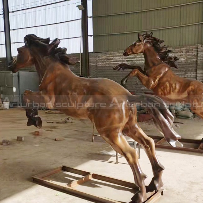 estatua de caballo de bronce en venta
