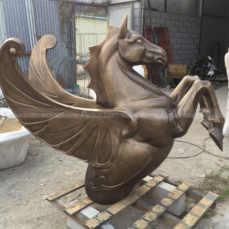 statue de Pégase en bronze