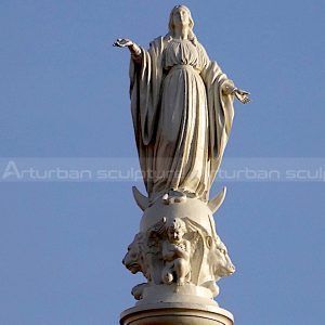 statue de jardin marie d'extérieur