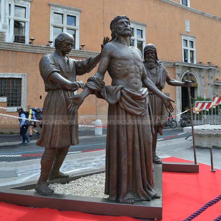 Jesus-Kreuzigungsskulptur