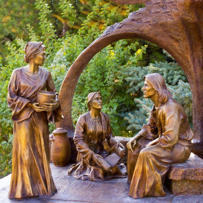 Jesus Christus Gartenstatue