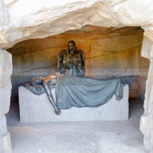 escultura de cristo morto