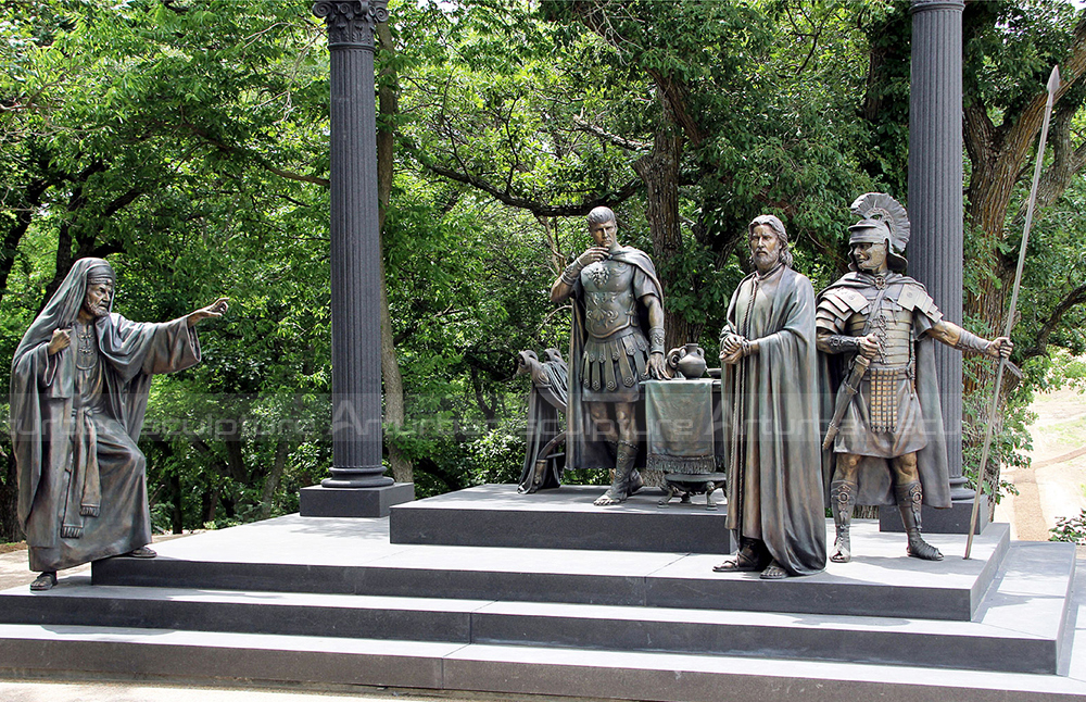 la scultura della crocifissione