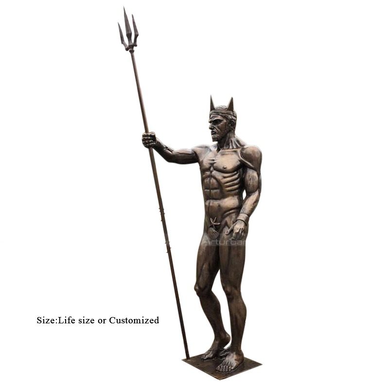 Estátua Grega de Poseidon Estátua Grega de Poseidon