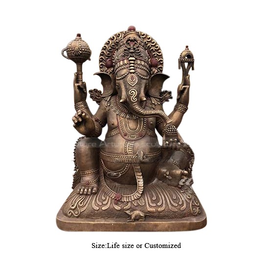 estatua de ganesh de 5 pies