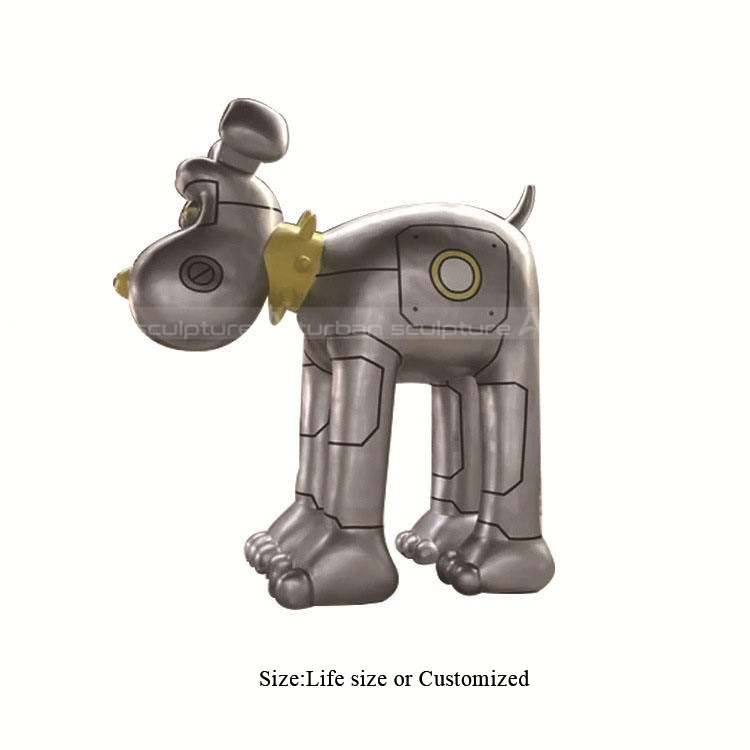 dimensioni della scultura di Gromit