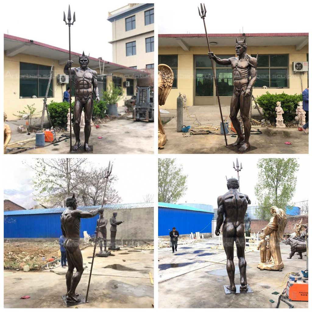Estátua Grega de Poseidon Estátua Grega de Poseidon