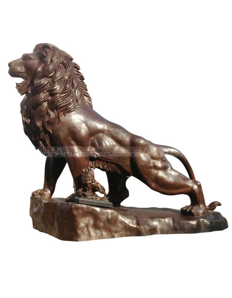 statue di leoni in bronzo in vendita