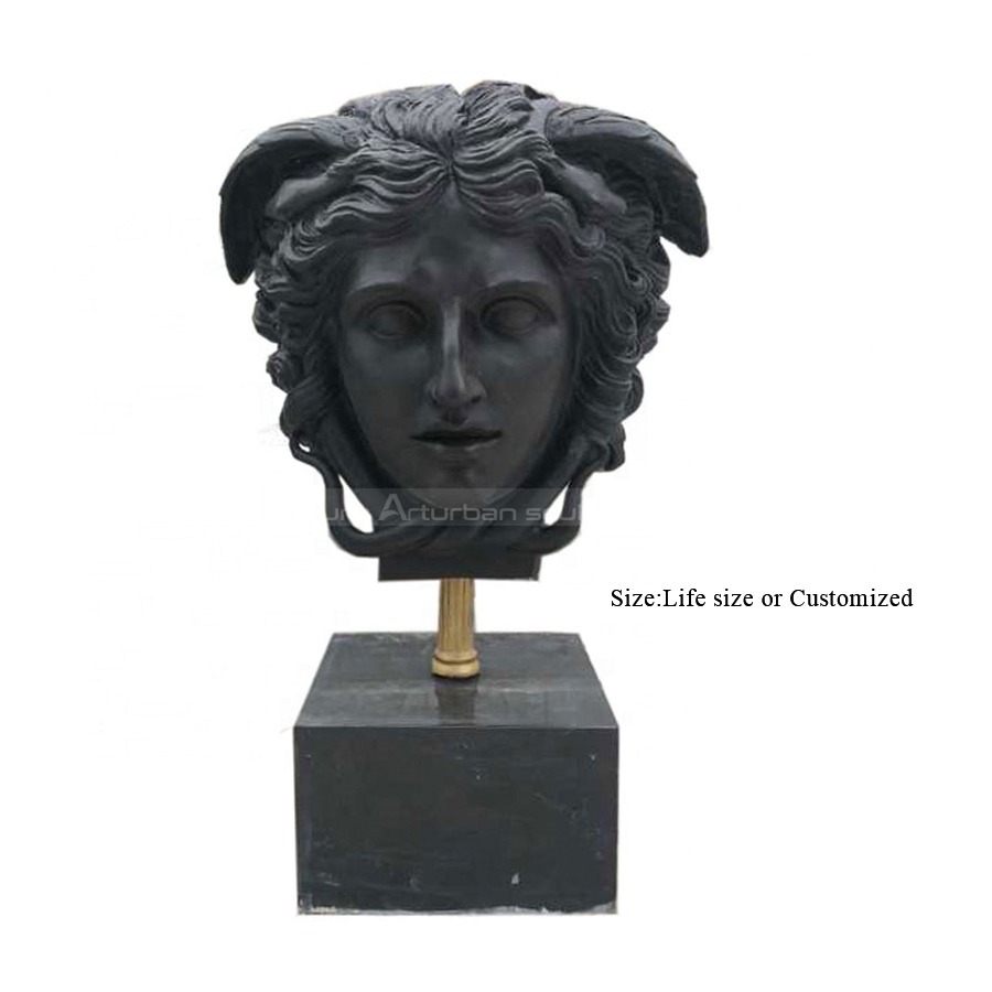 medusa head sculpture medusa head sculpture