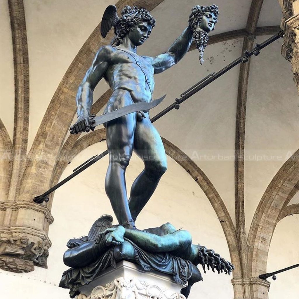 Perseus with the head of Medusa statue Perseus with the head of Medusa statue