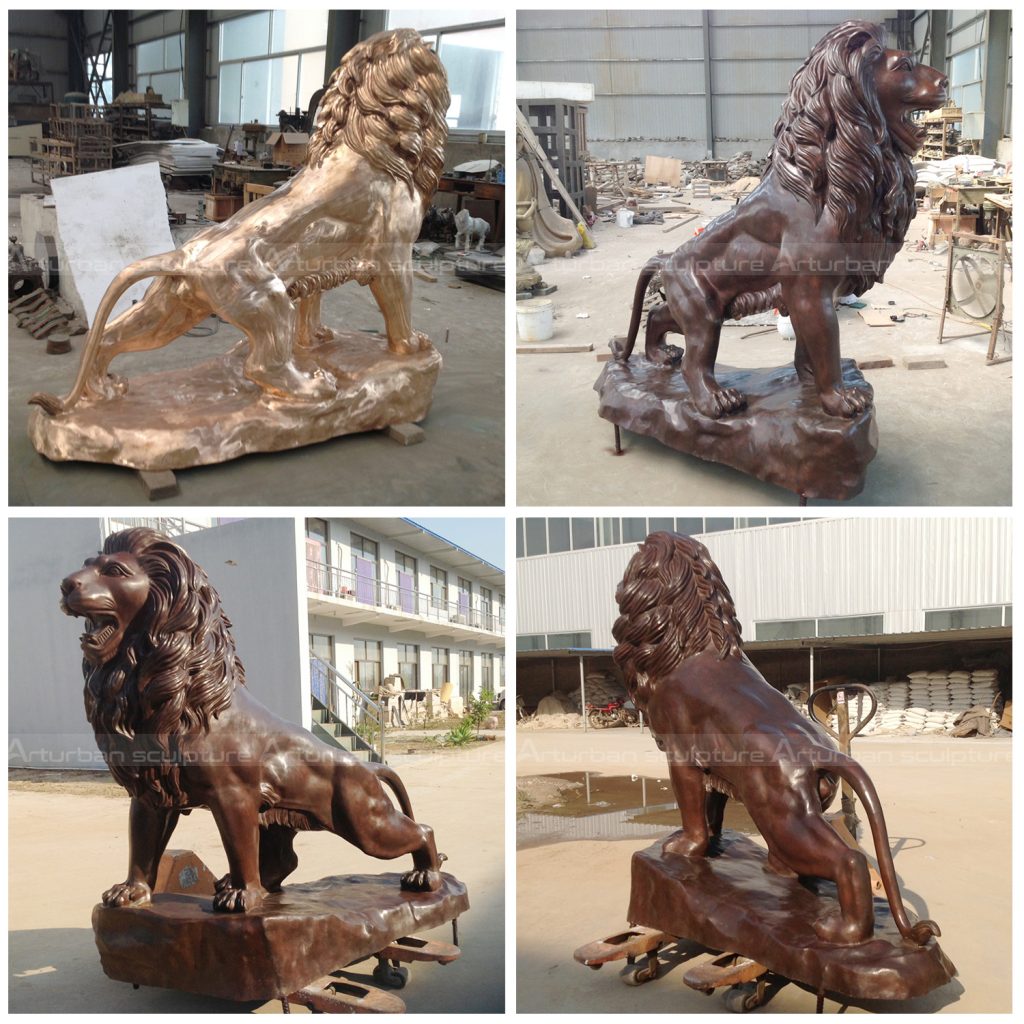 bronze lion statues for sale bronze lion statues for sale