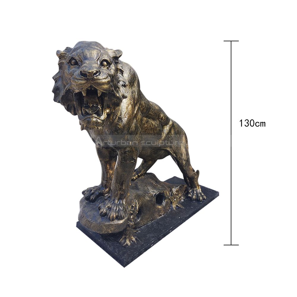 Antike Bronzetigerstatue