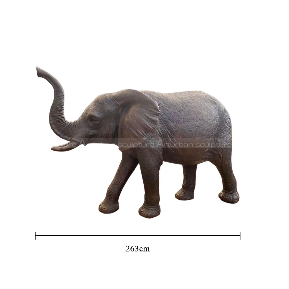 Elefant Rasen Statuen
