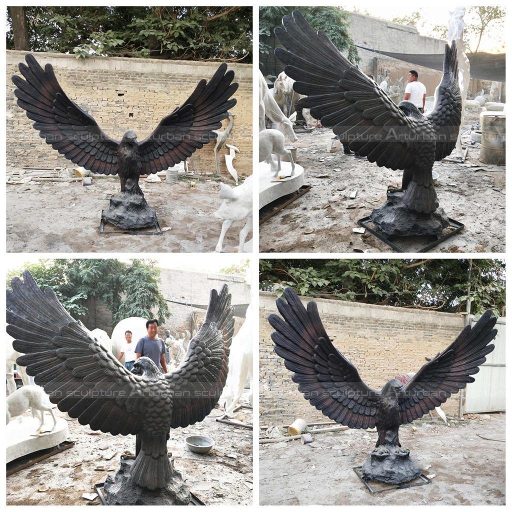 Outdoor-Adler-Skulptur