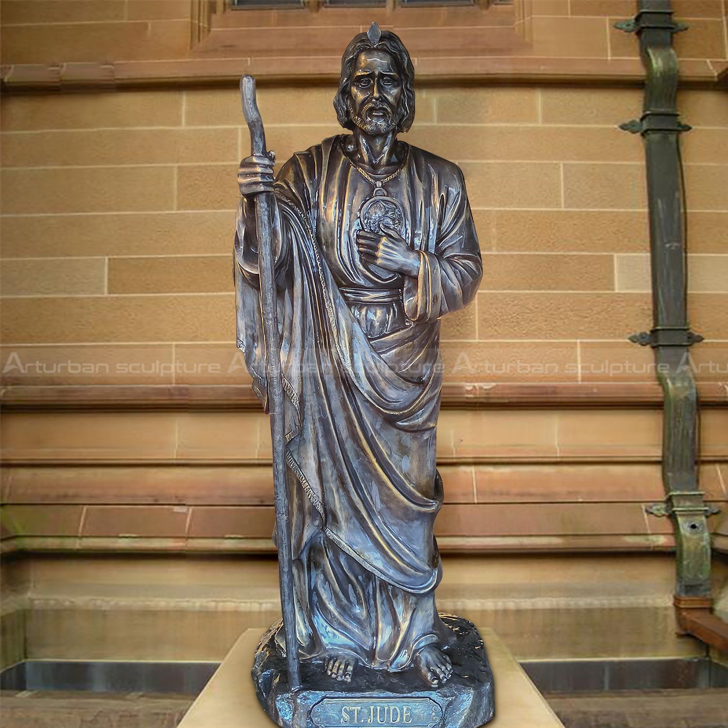 Estatua para jardín de san judas tadeo