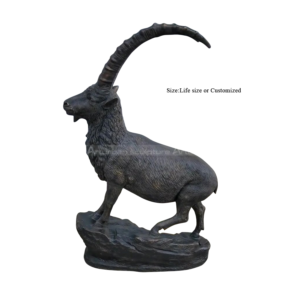 escultura de antílope