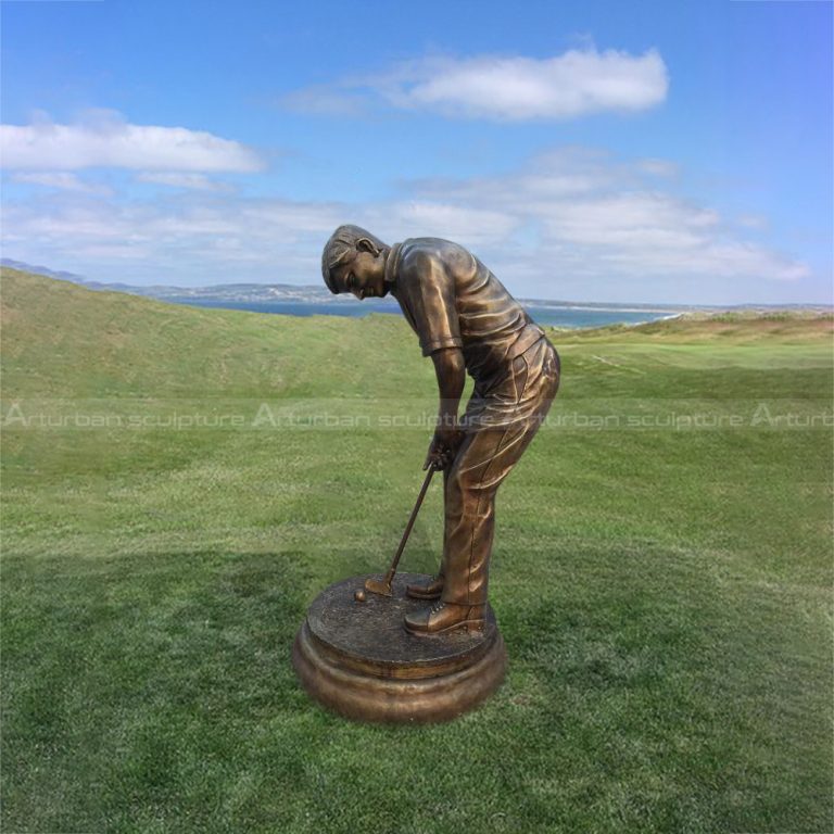 life size golf statues