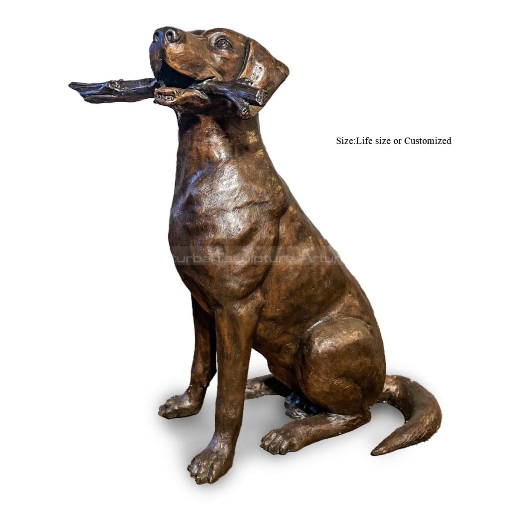 Labrador-Gartenskulptur