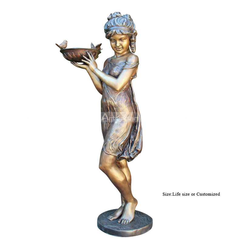 Bronze-Mädchen-Brunnen