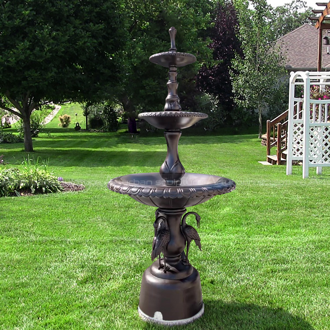 Outdoor-Wasserbrunnen-Statuen