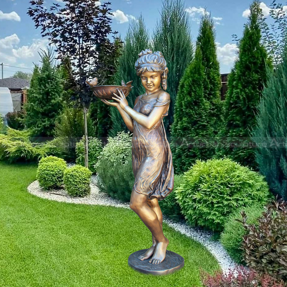 Bronze-Mädchen-Brunnen
