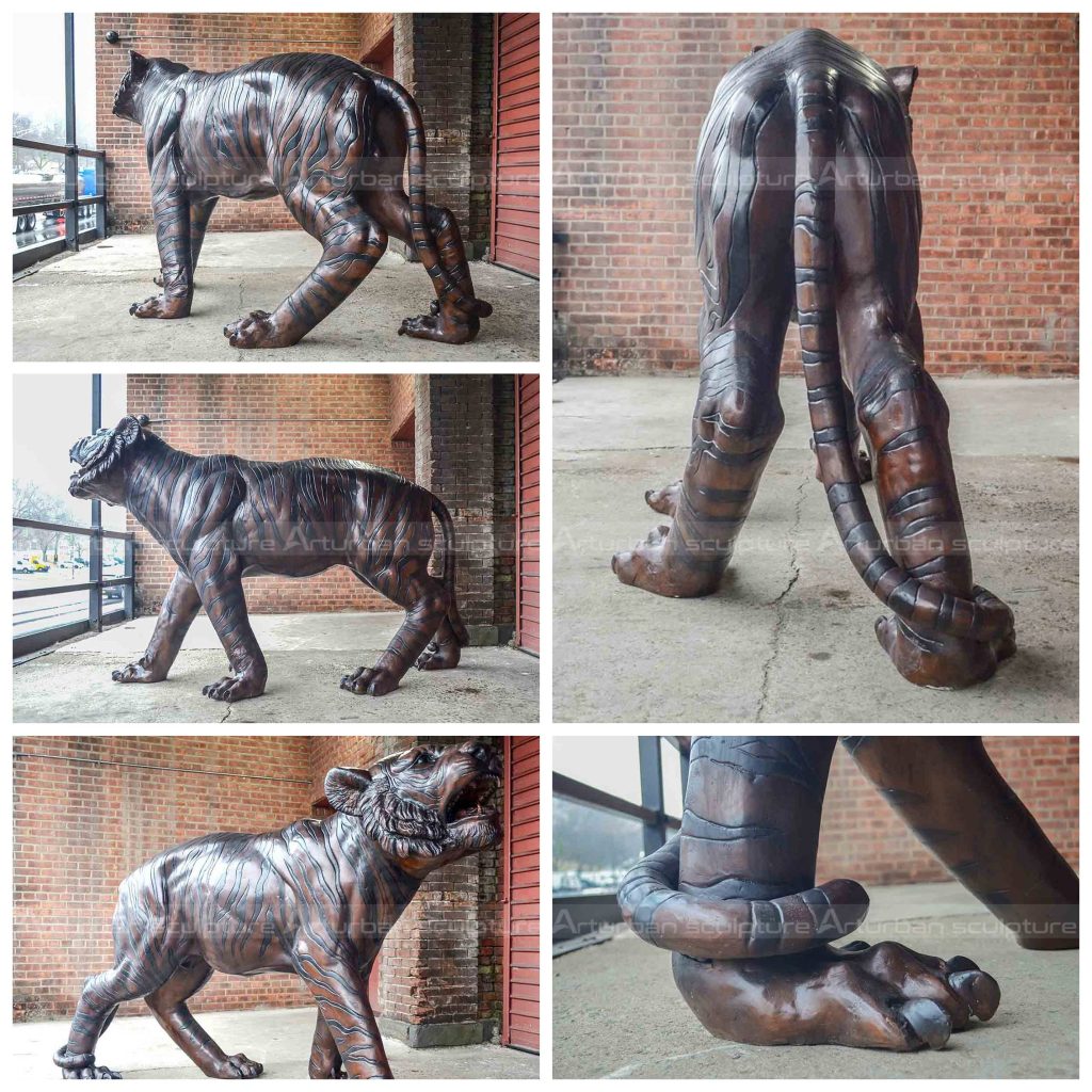Tiger-Gartenskulptur