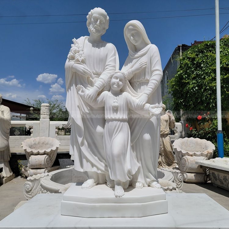 gran estatua de la familia santa para exteriores