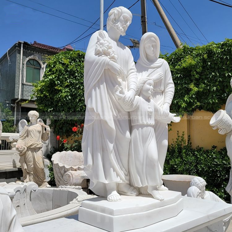 grande statua della famiglia santa da esterno