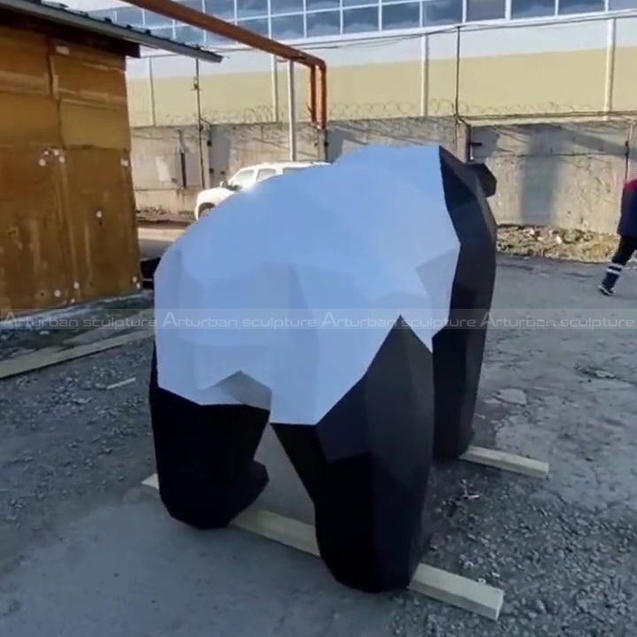 estátua de panda para exterior