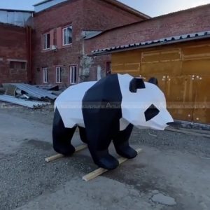 statue extérieure de panda
