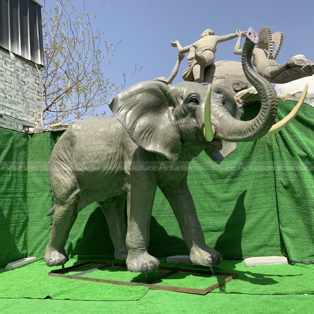 Estátua de elefante em tamanho natural à venda