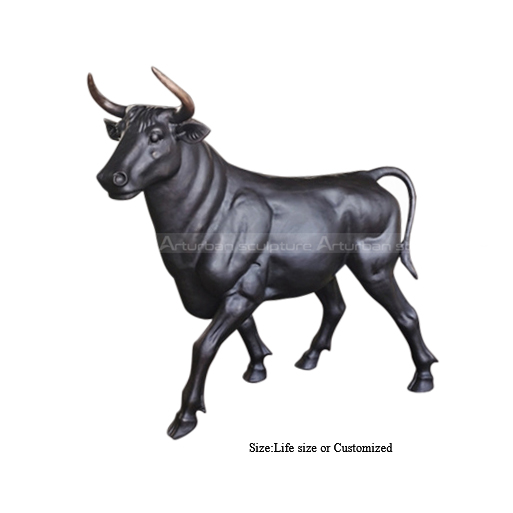 statua del toro nero