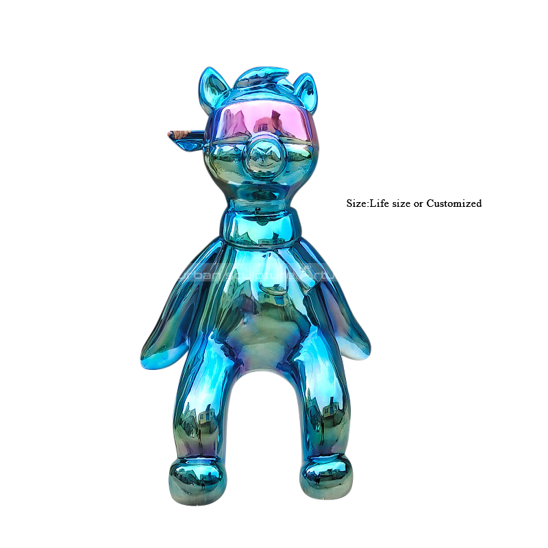 sculpture d'ours assis