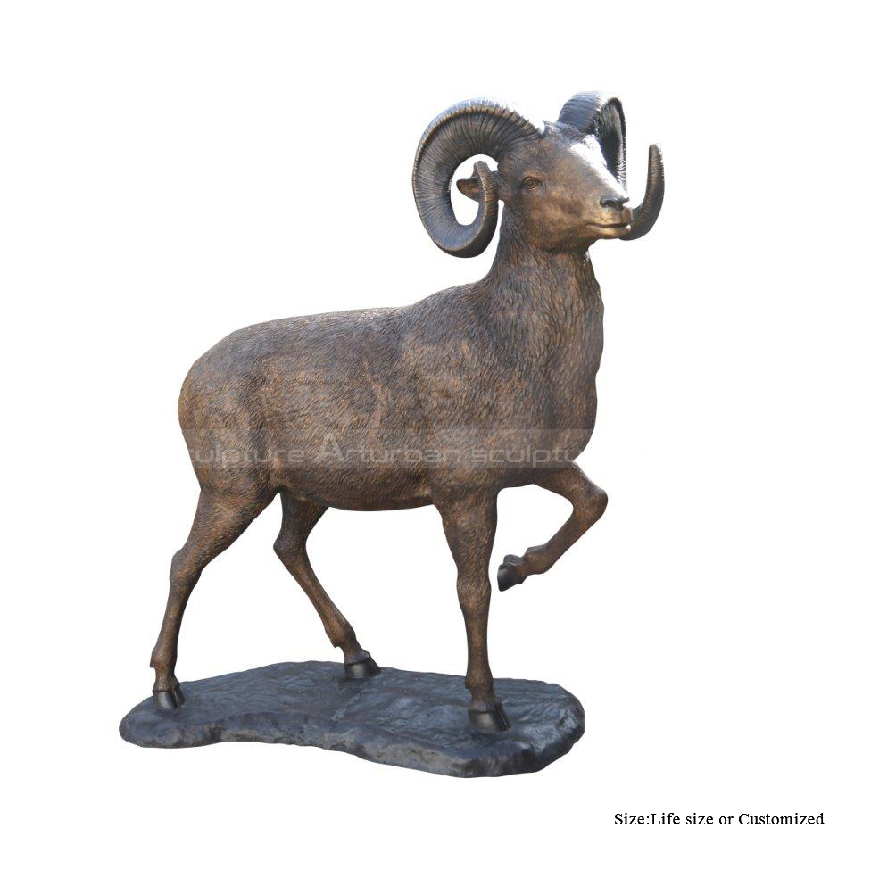 carneiro selvagem de bronze
