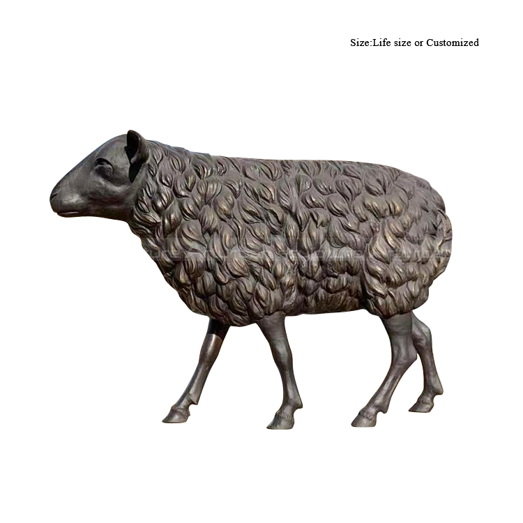 Schaf-Gartenskulptur