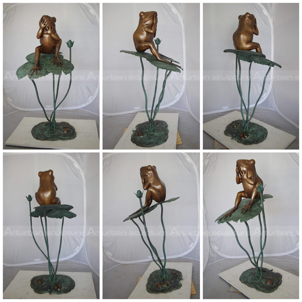 fontana rana che sputa