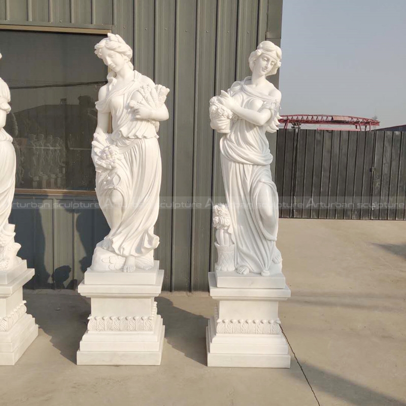 statues en marbre des quatre saisons