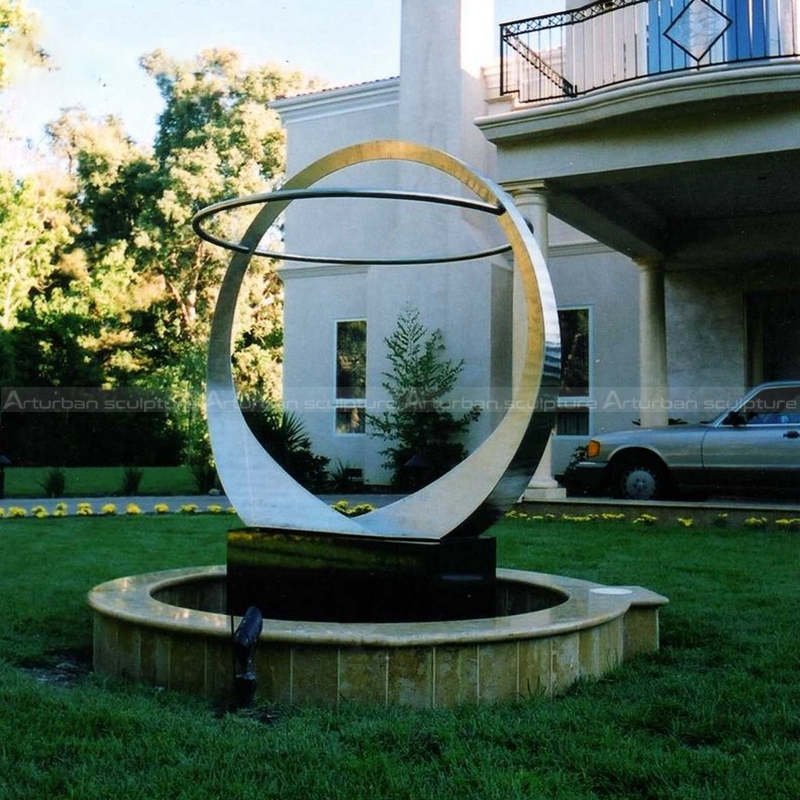 fontaine à eau en acier inoxydable extérieure
