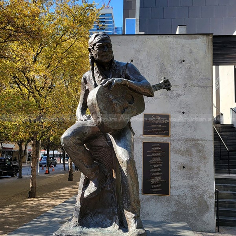 escultura de Willie Nelson
