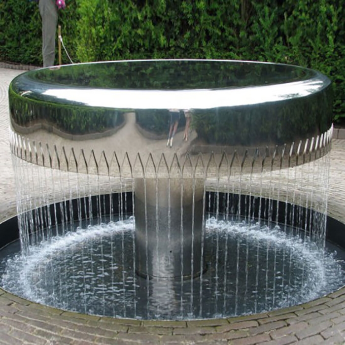 fontane da giardino in acciaio inossidabile