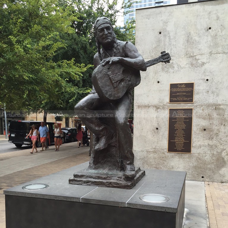 escultura de Willie Nelson