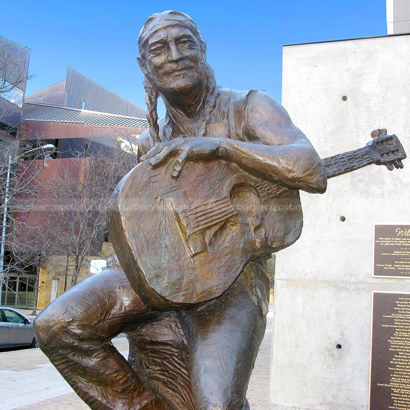 escultura de Willie Nelson