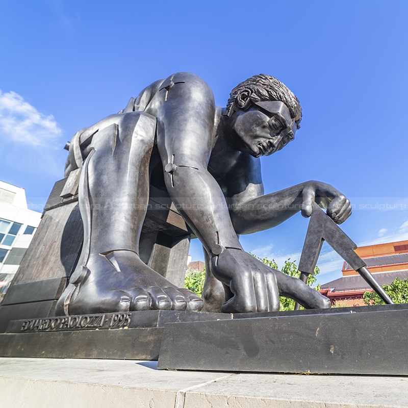 escultura de Newton