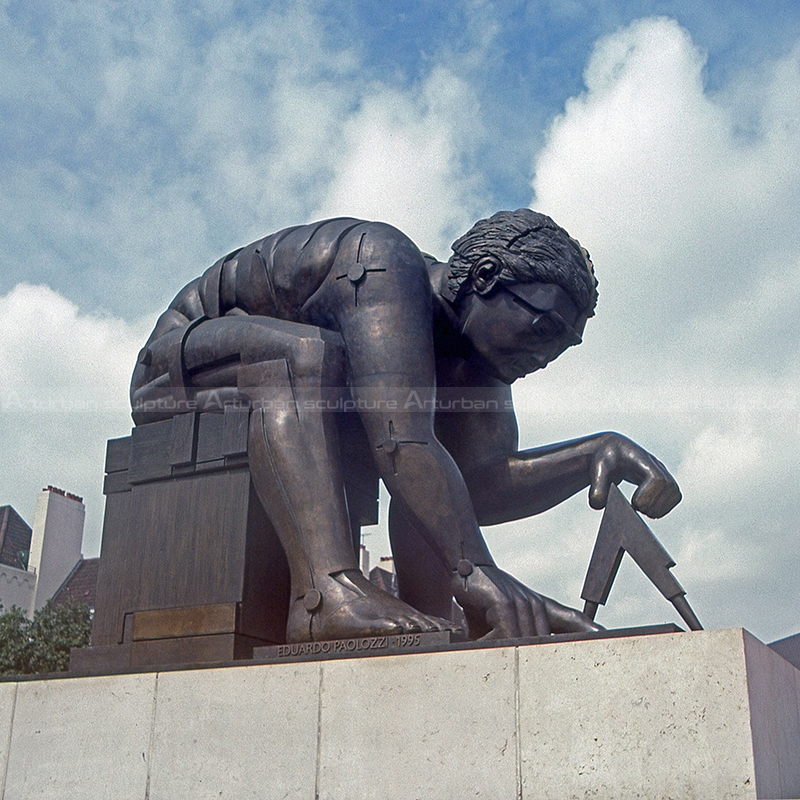 escultura de Newton