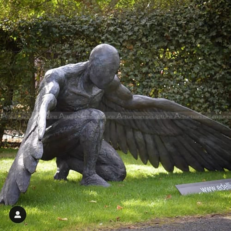 statue de jardin d'ange gardien
