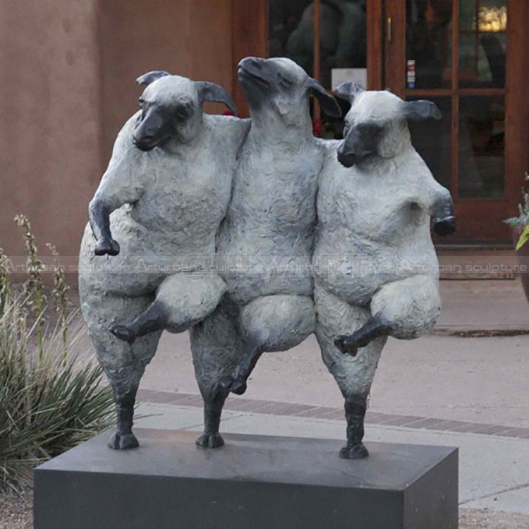 Schaf-Kunstskulptur